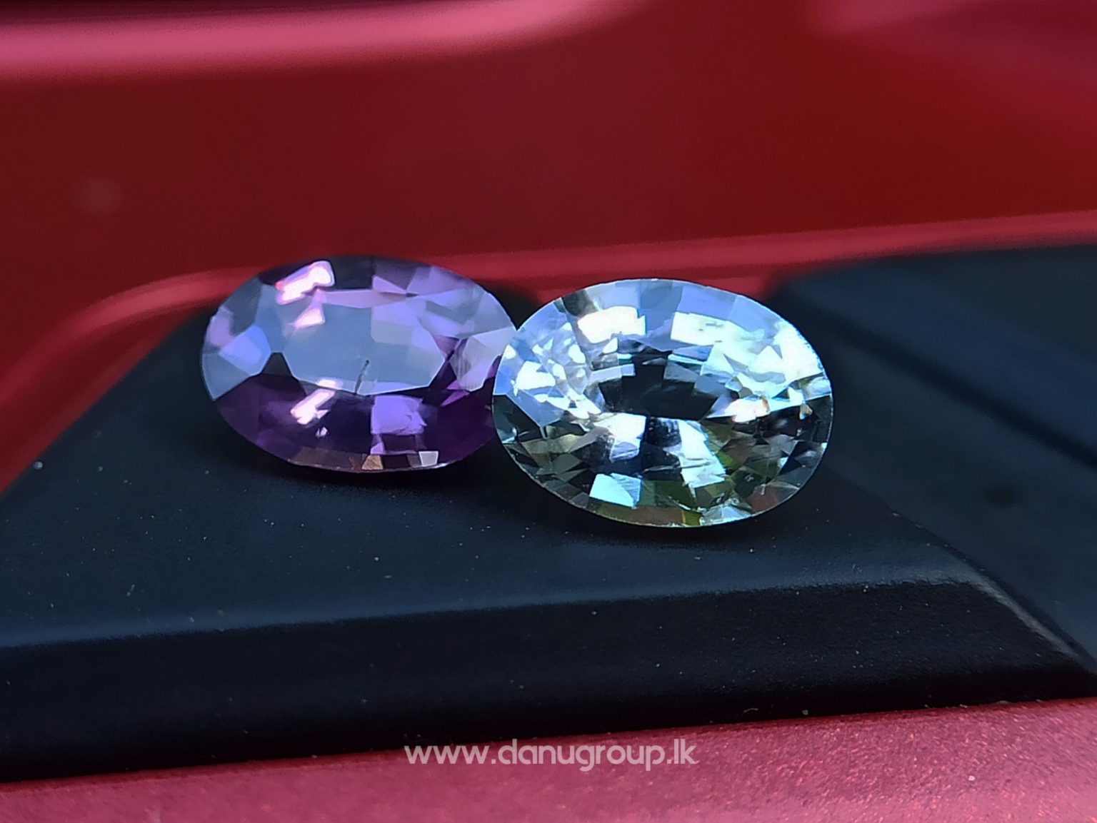 Ceylon Natural Fancy Sapphire Couple - Danu Group Gemstones Collection