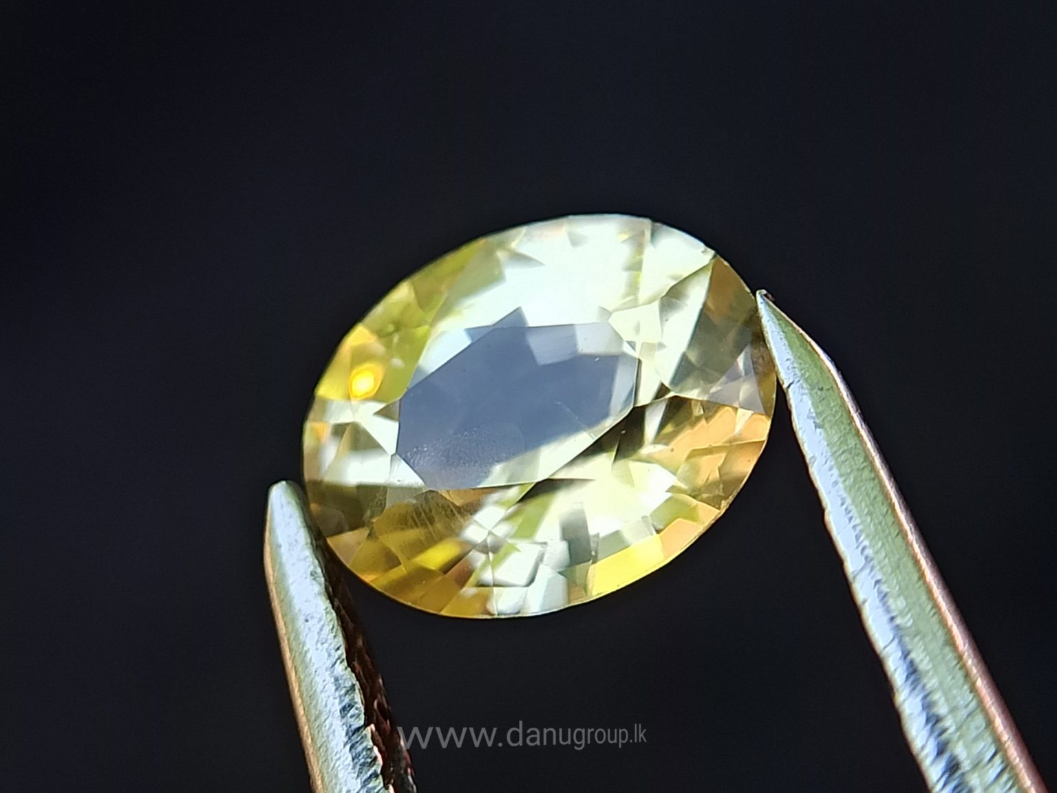 Ceylon Natural Yellow Sapphire Oval Shape - Danu Group Gemstones Collection
