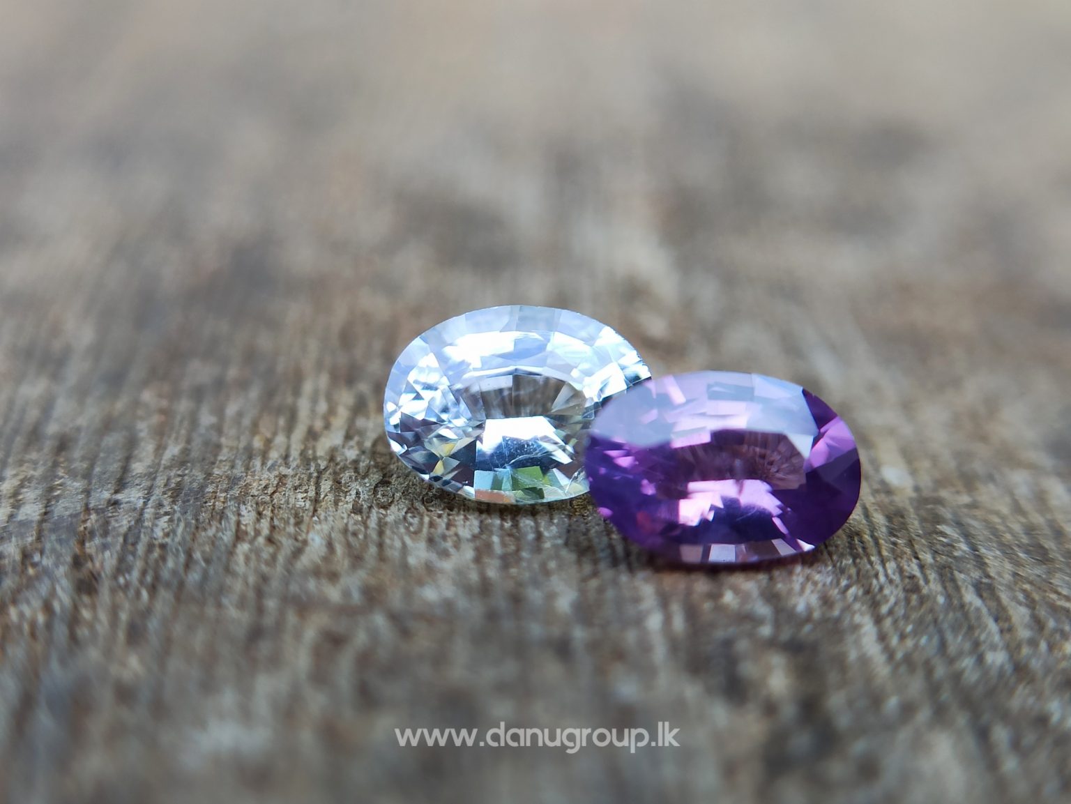 Ceylon Natural Fancy Sapphire Couple - Danu Group Gemstones Collection