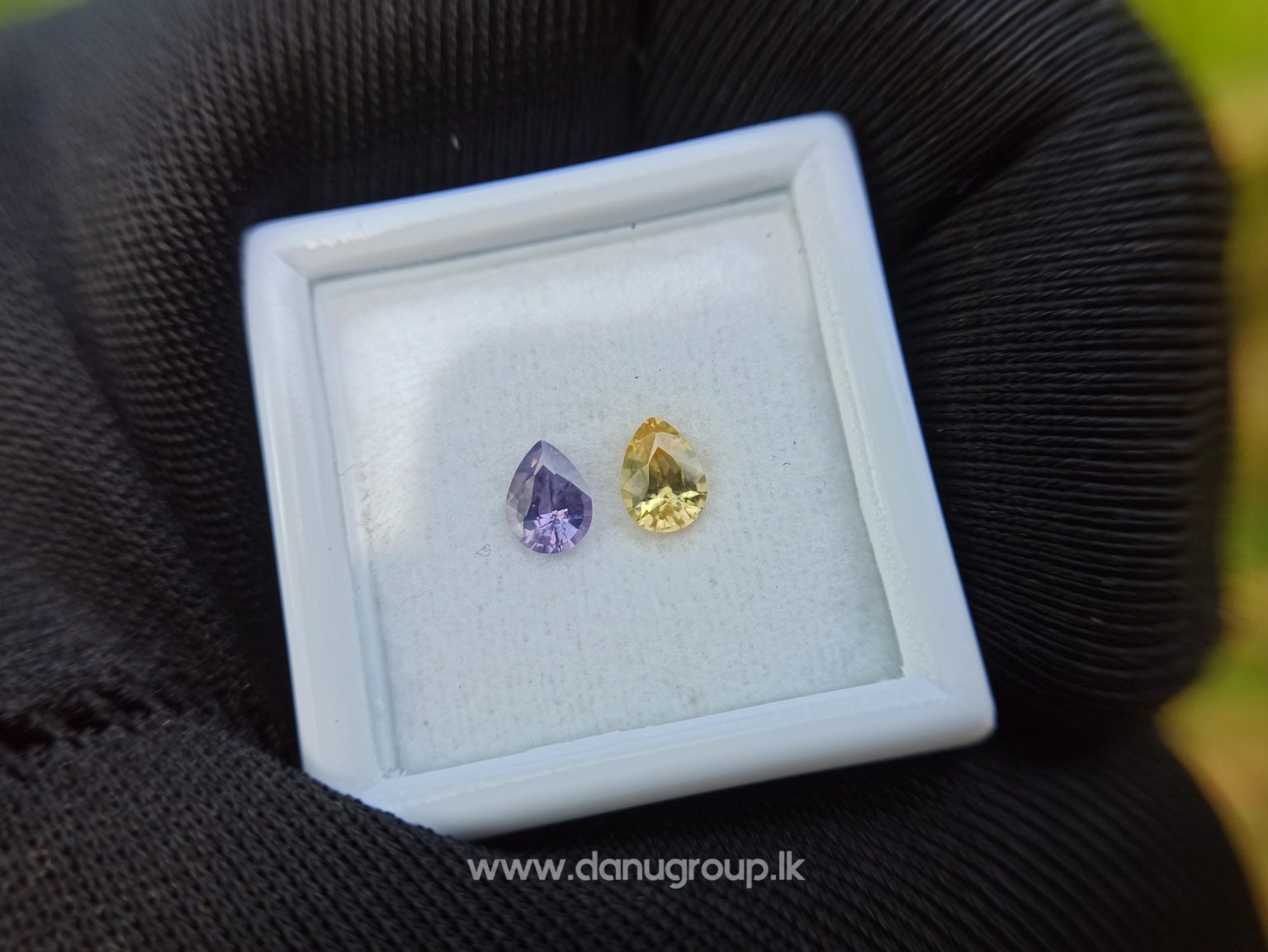 Ceylon Natural Fancy Sapphire Couple - Danu Group Gemstones Collection
