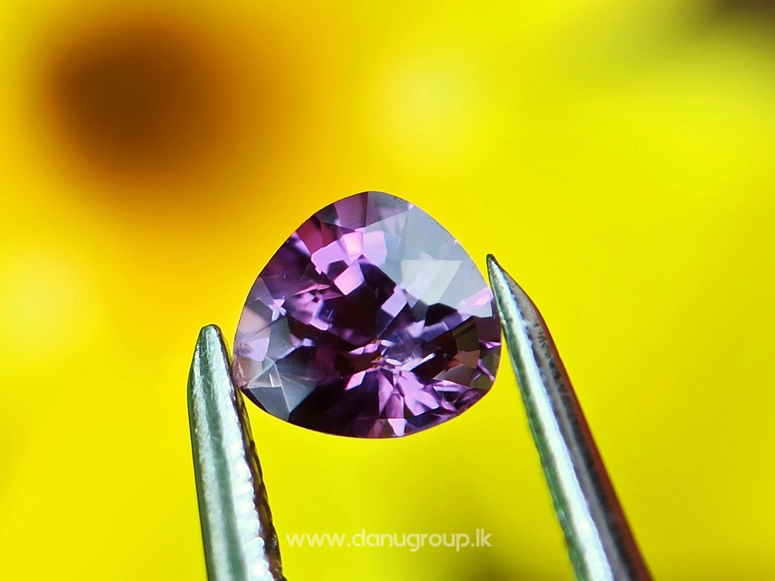 Ceylon Natural Purple sapphire and blue sapphire couple - Natural Fancy Sapphire Couple from Danu Group