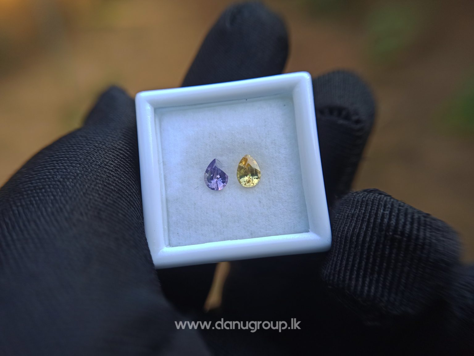 Ceylon Natural Fancy Sapphire Couple - Danu Group Gemstones Collection