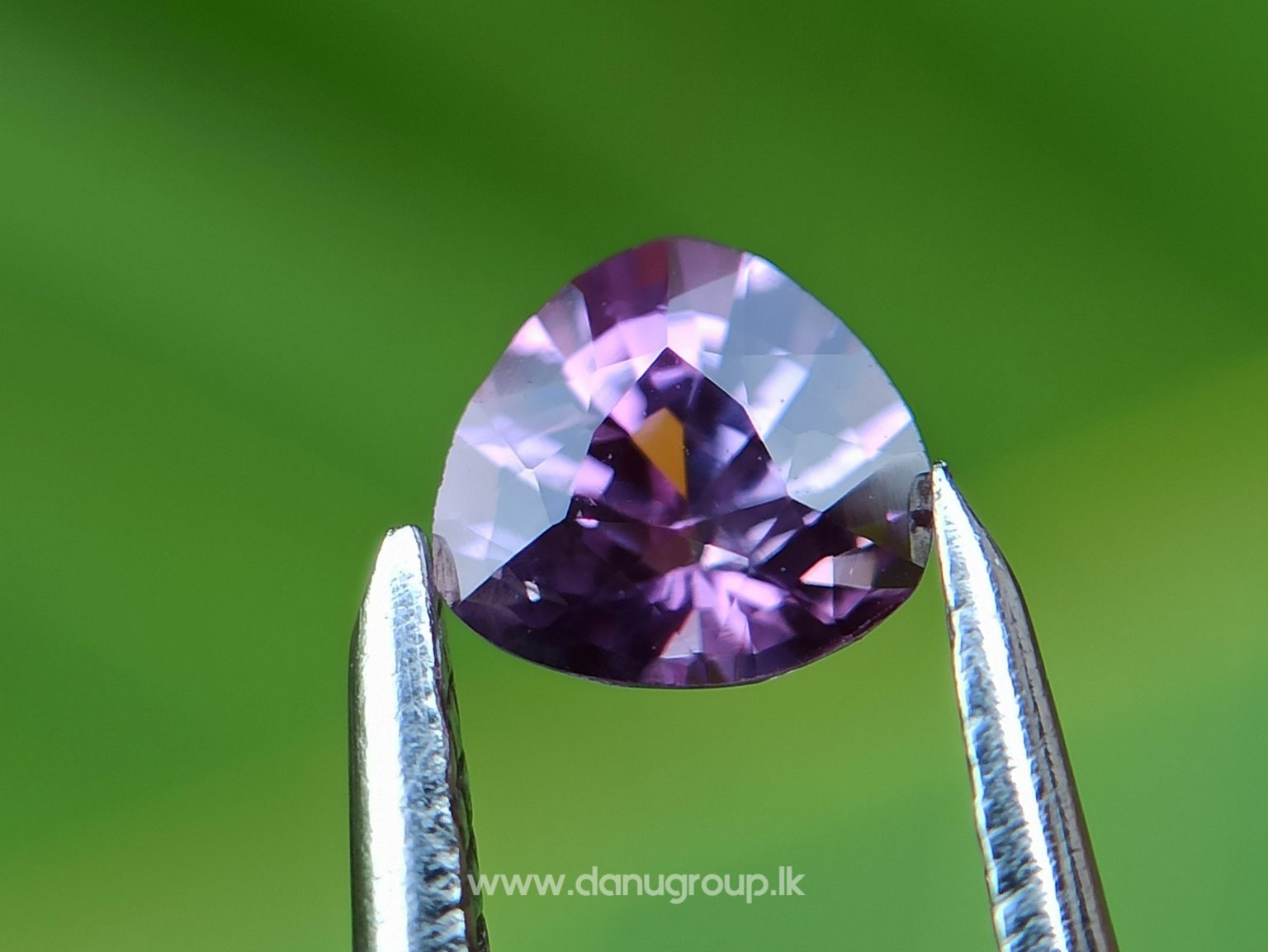 Ceylon Natural Purple sapphire and blue sapphire couple - Natural Fancy Sapphire Couple from Danu Group