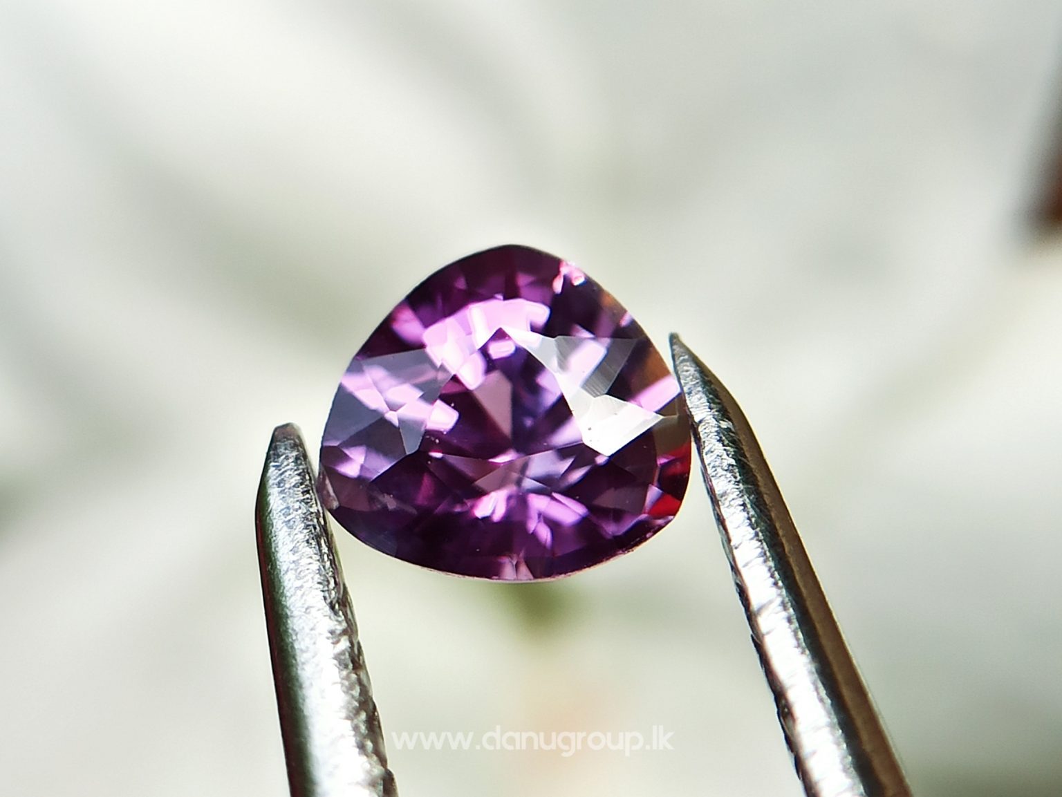 Ceylon Natural Purple sapphire and blue sapphire couple - Natural Fancy Sapphire Couple from Danu Group