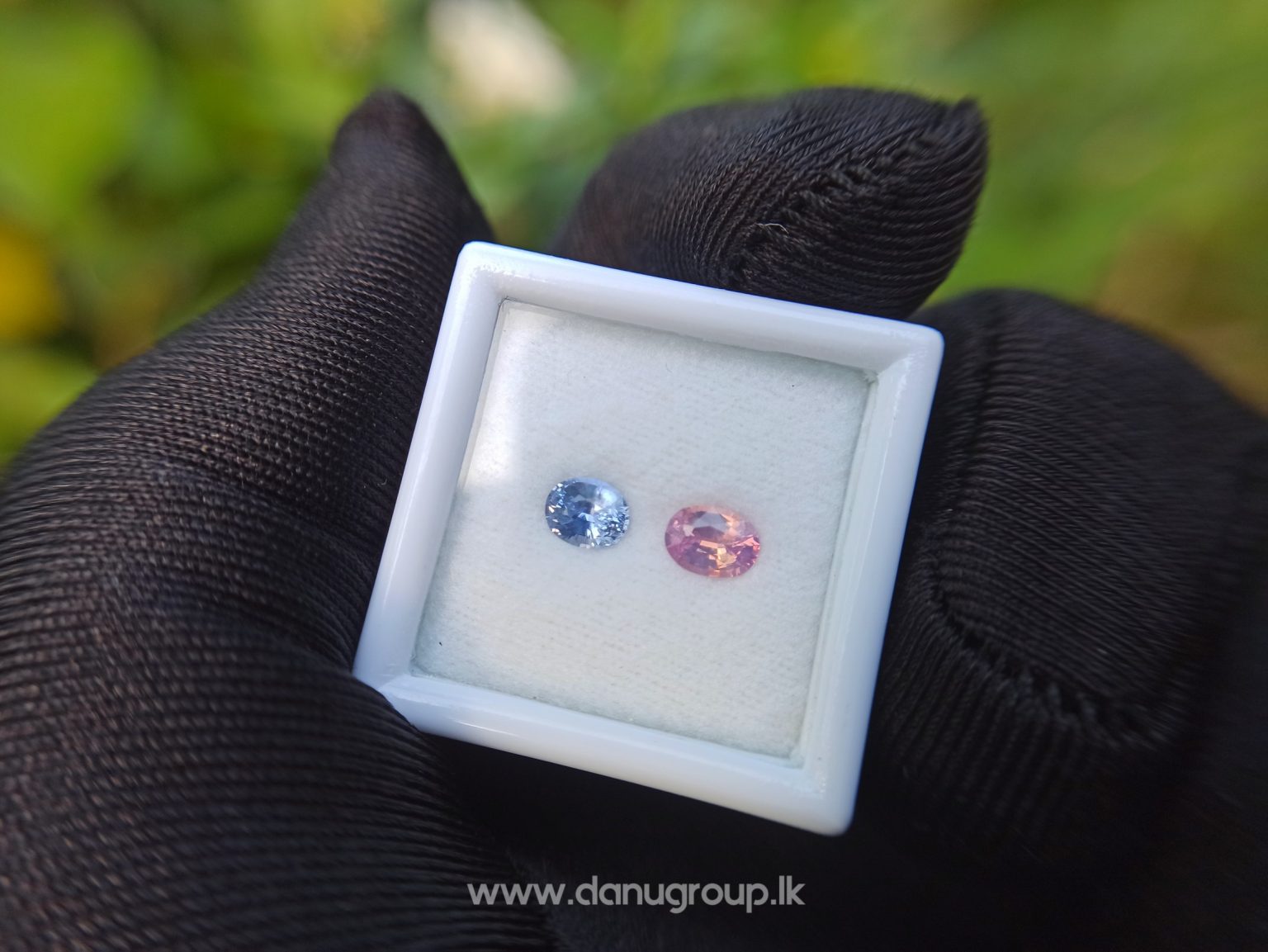 Ceylon Natural Fancy Sapphire Couple - Danu Group Gemstones Collection