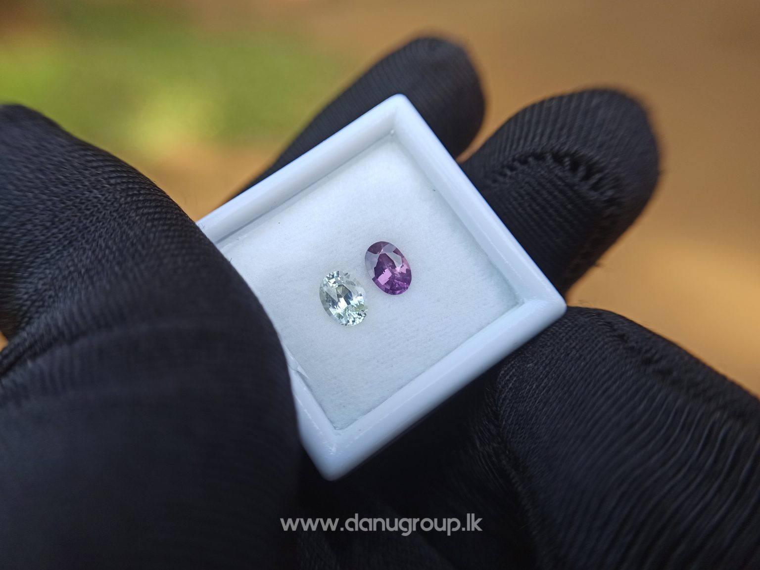 Ceylon Natural Fancy Sapphire Couple - Danu Group Gemstones Collection
