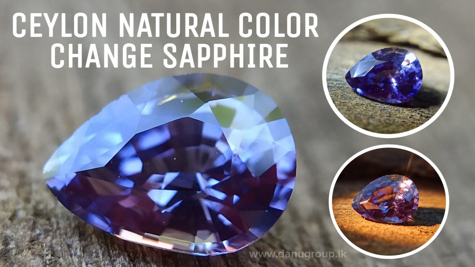 Ceylon Natural Color Change Sapphire Danu Group Gemstones