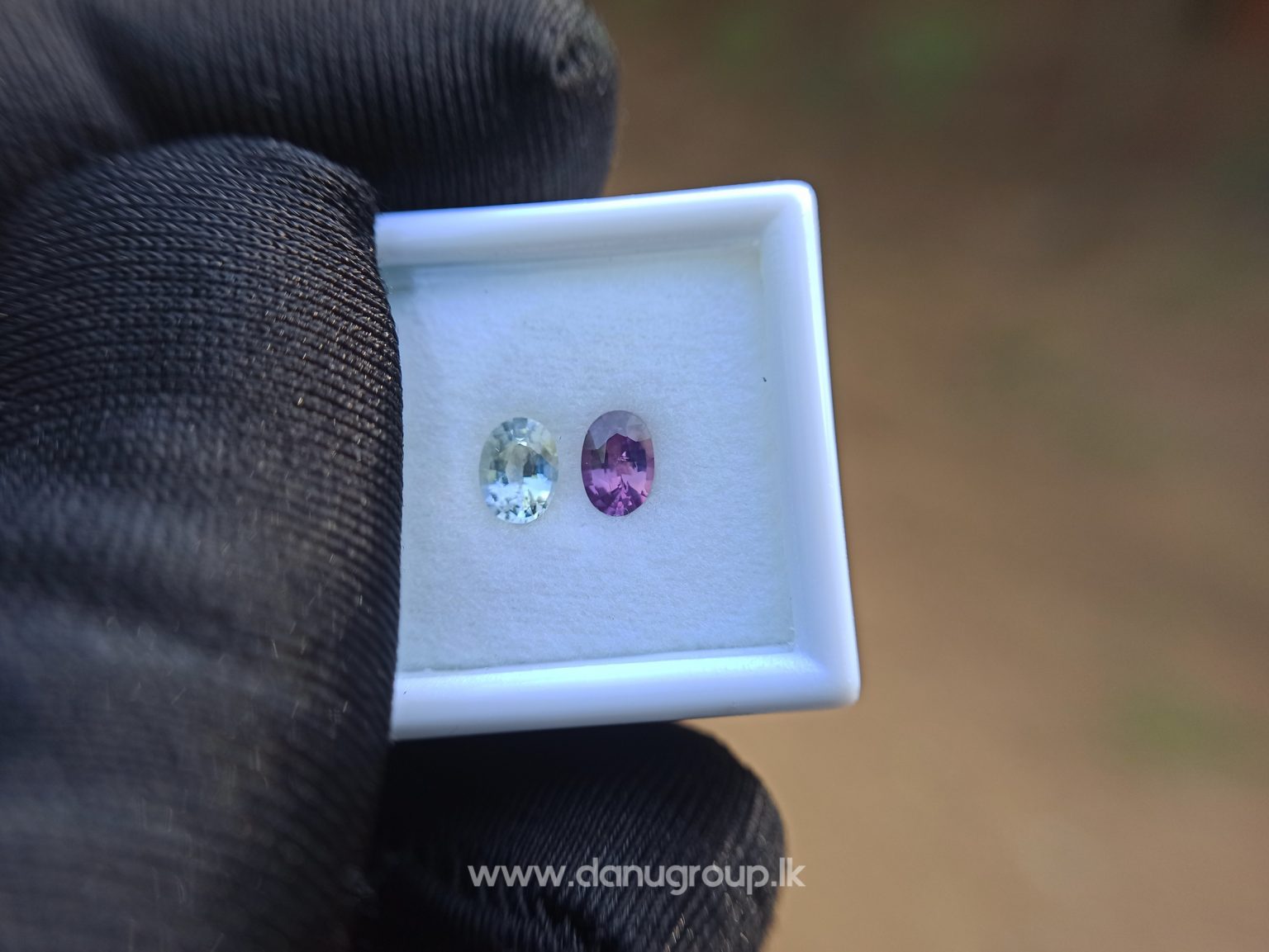 Ceylon Natural Fancy Sapphire Couple - Danu Group Gemstones Collection