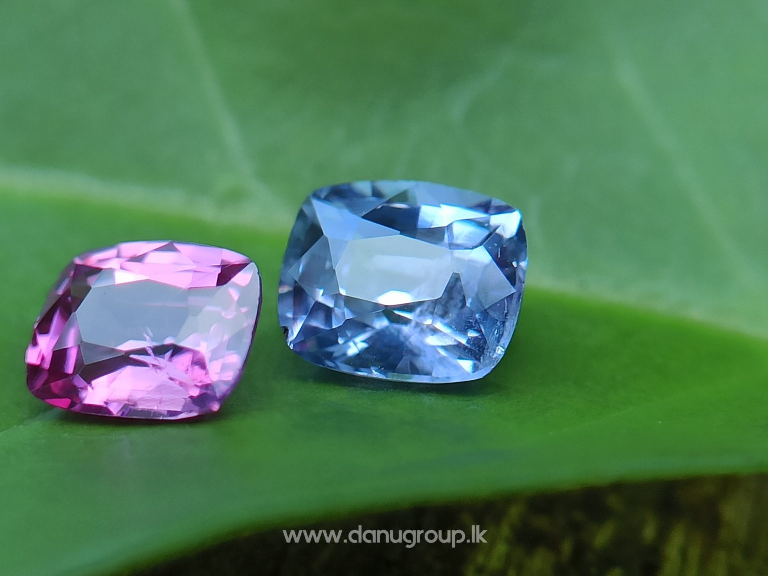 Ceylon Natural Violet and pink sapphire , fancy sapphire couple danu group Gemstones