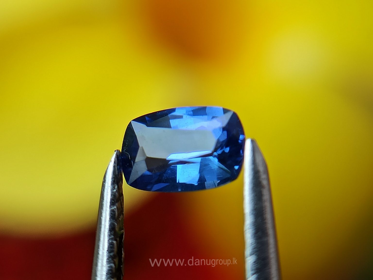 Ceylon Natural Cornflower Blue Sapphire Pair Danu Group Gemstones pair