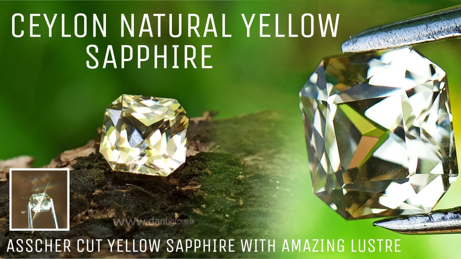 Natural Natural Yellow Sapphire With amazing luster - Danu Group Gemstones
