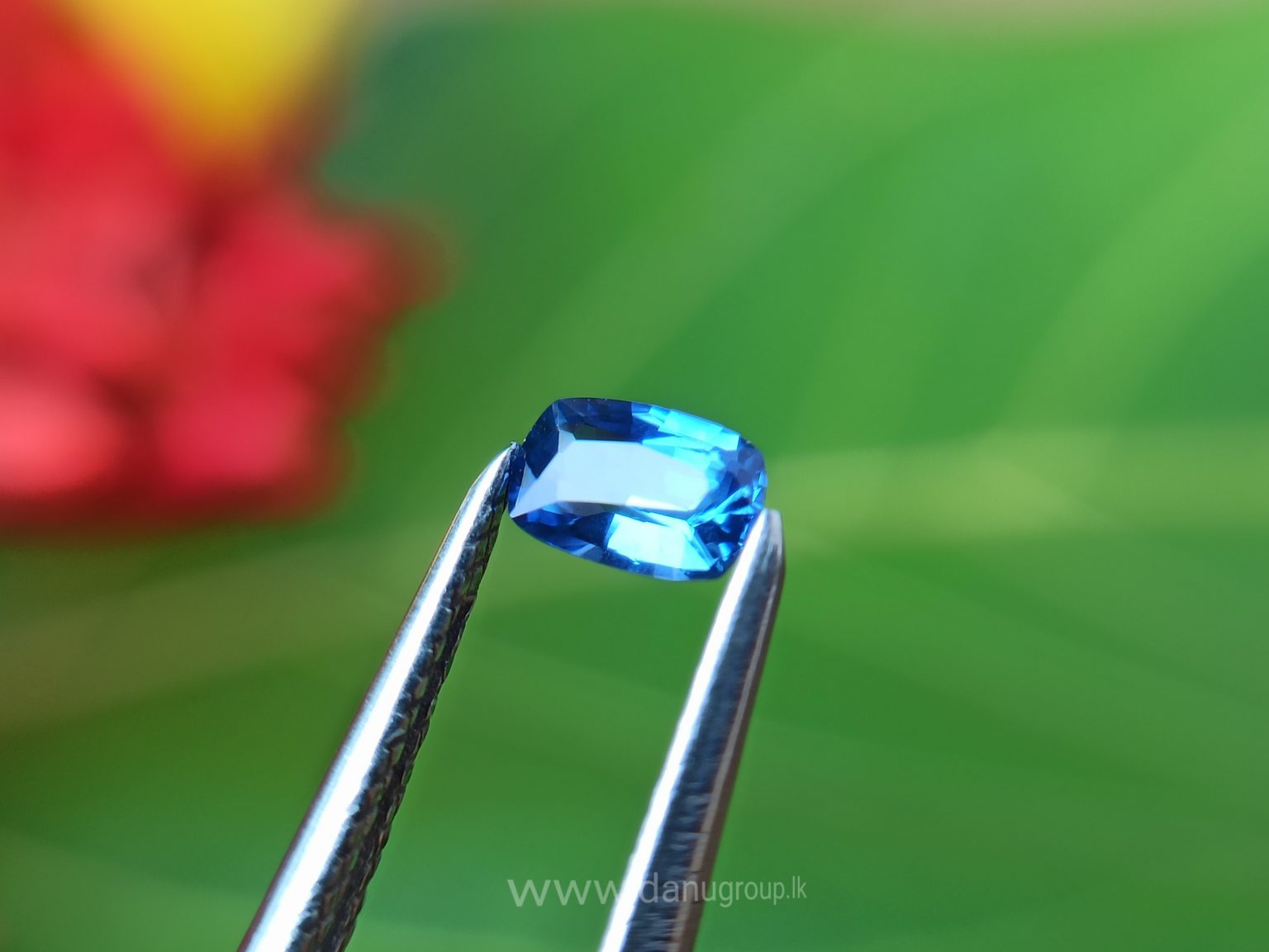 Ceylon Natural Cornflower Blue Sapphire Pair Danu Group Gemstones pair
