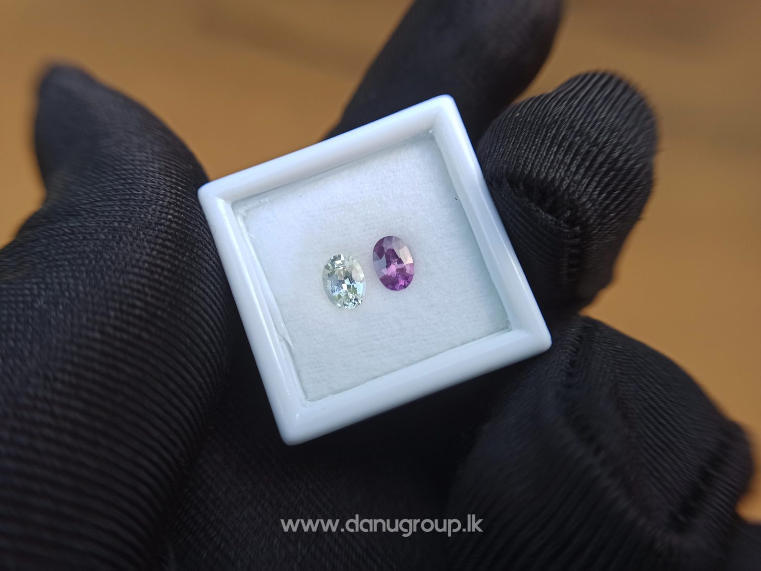 Ceylon Natural Fancy Sapphire Couple - Danu Group Gemstones Collection