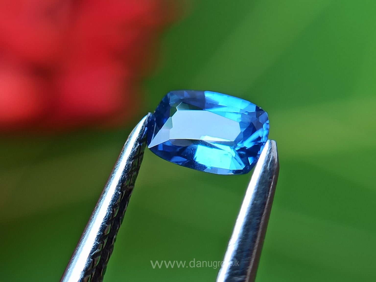 Ceylon Natural Cornflower Blue Sapphire Pair Danu Group Gemstones pair