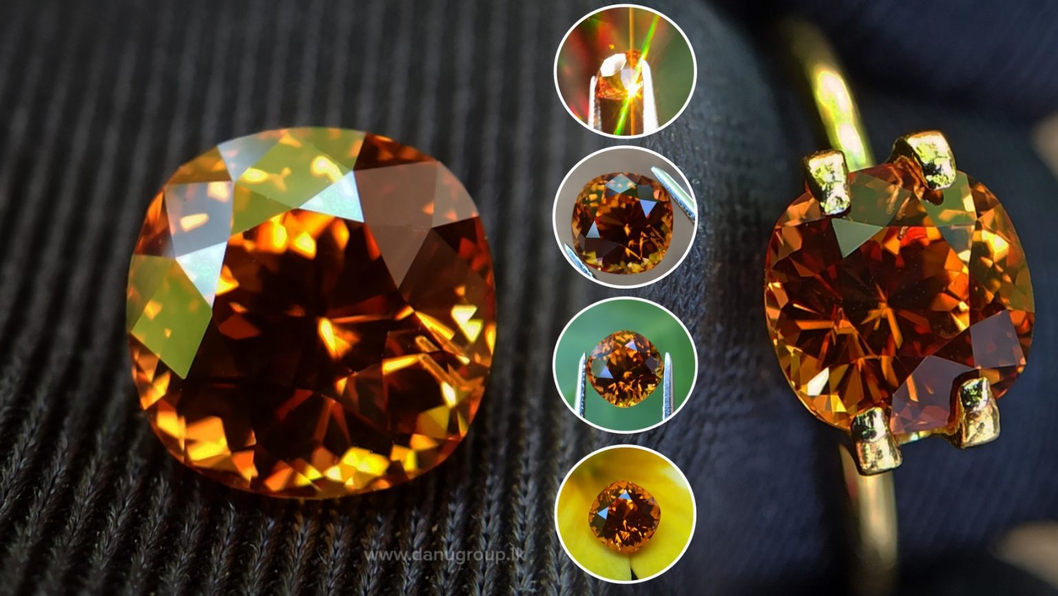 danugroup.lk - Ceylon Natural Spessartite Garnet pyrop Spessartite from Danu Group Gemstones Collections