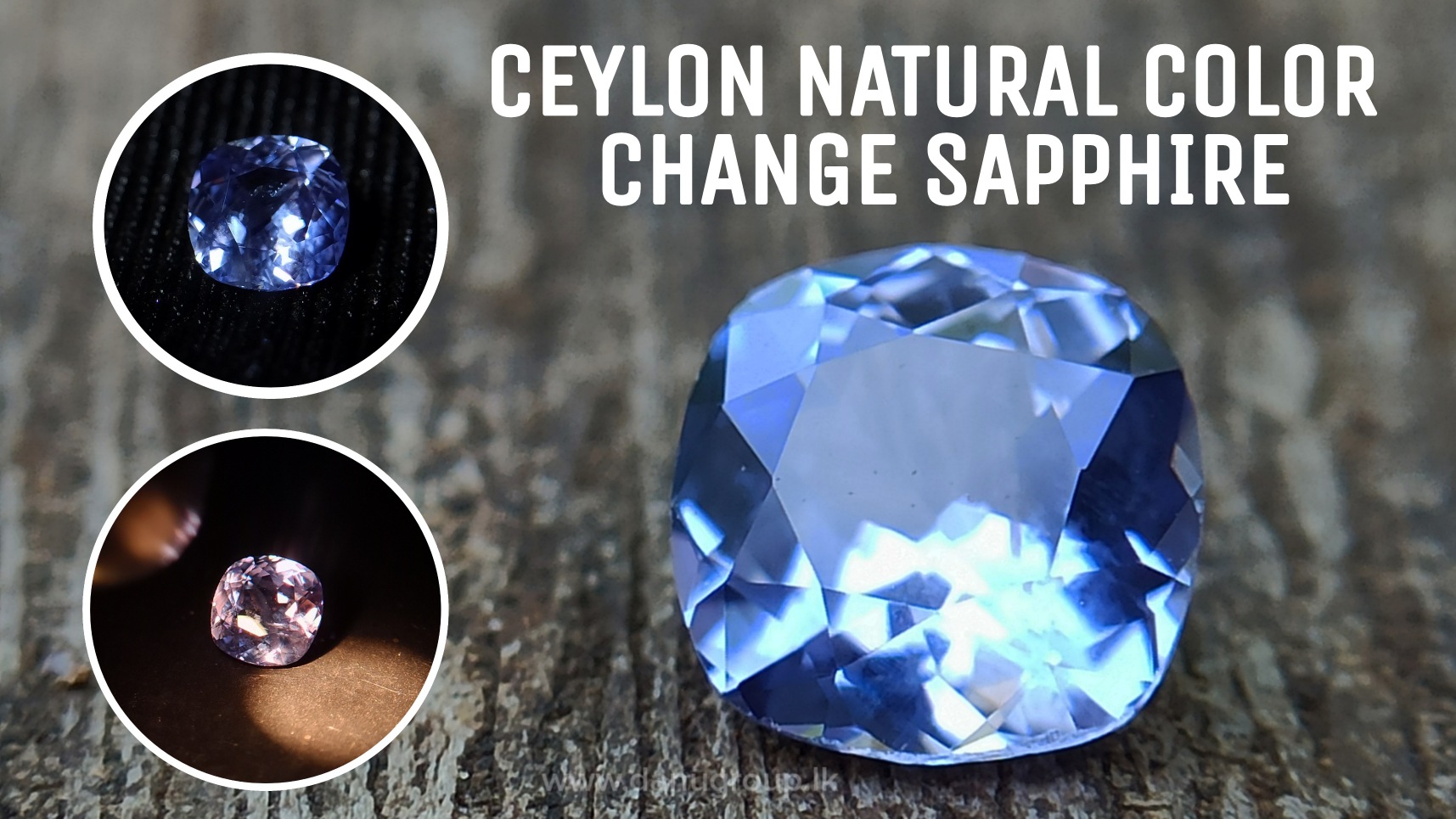Appal Willing Contributor Ceylon Natural Color Change Sapphire - Danu Group