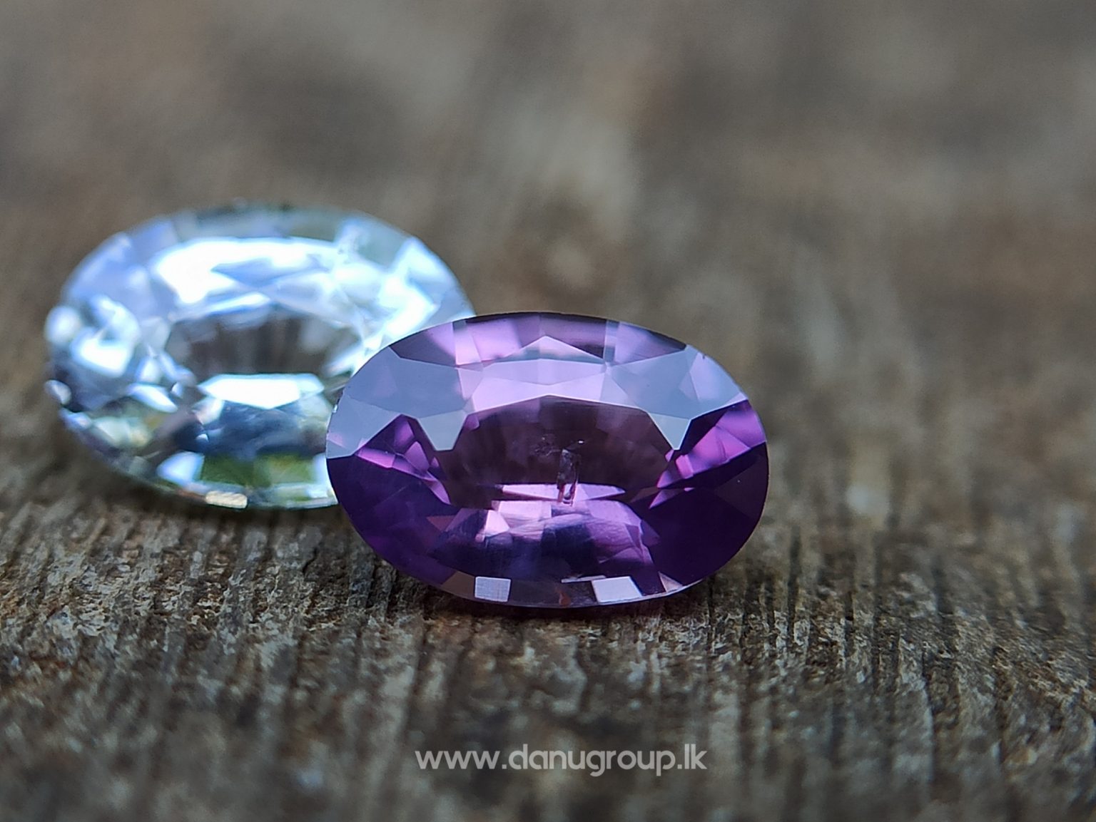 Ceylon Natural Fancy Sapphire Couple - Danu Group Gemstones Collection