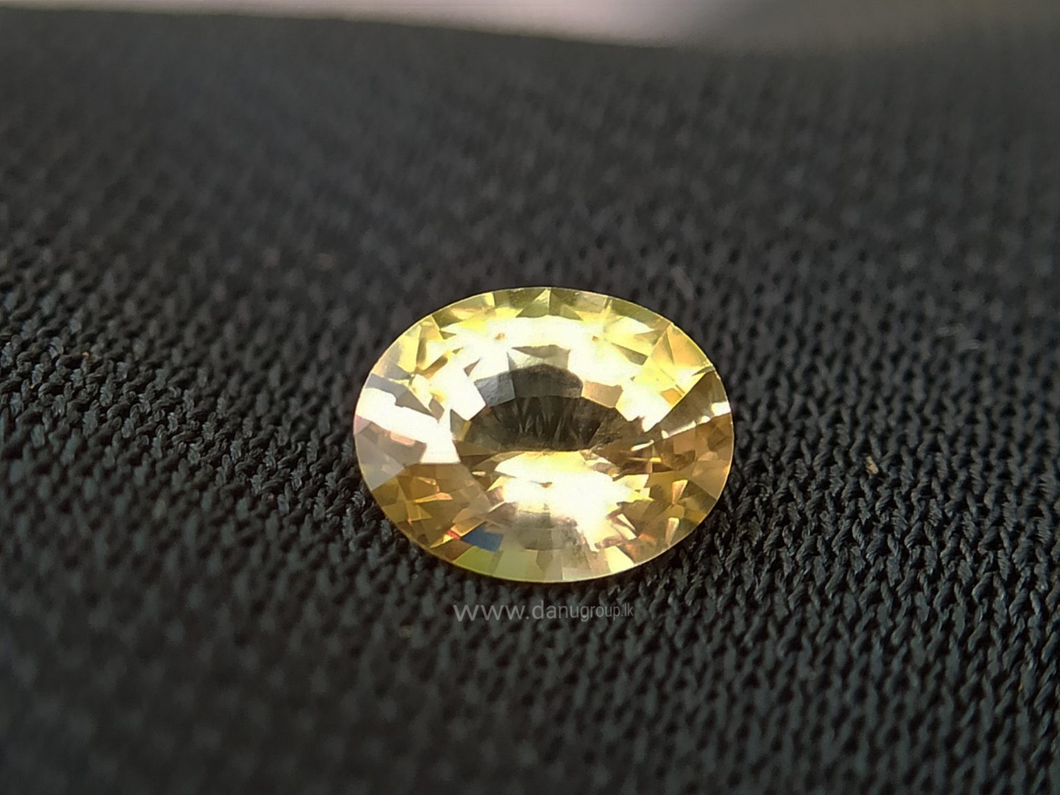 Ceylon Natural Yellow Sapphire Oval Shape - Danu Group Gemstones Collection