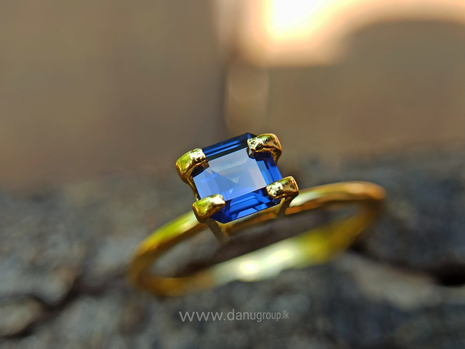 Ceylon Natural vivid blue royal blue Sapphire from Danu Group Gemstones Collections