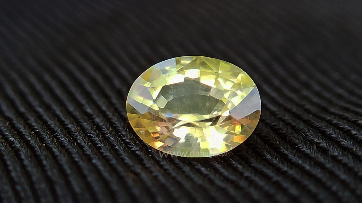 Ceylon Natural Yellow Sapphire Oval Shape - Danu Group Gemstones Collection