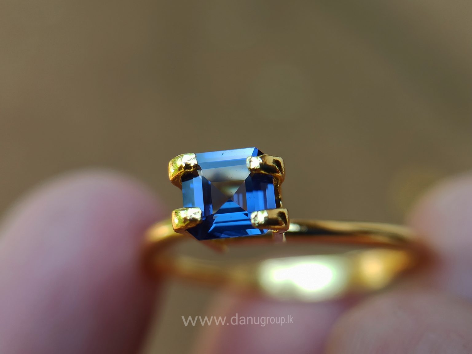 Ceylon Natural vivid blue royal blue Sapphire from Danu Group Gemstones Collections