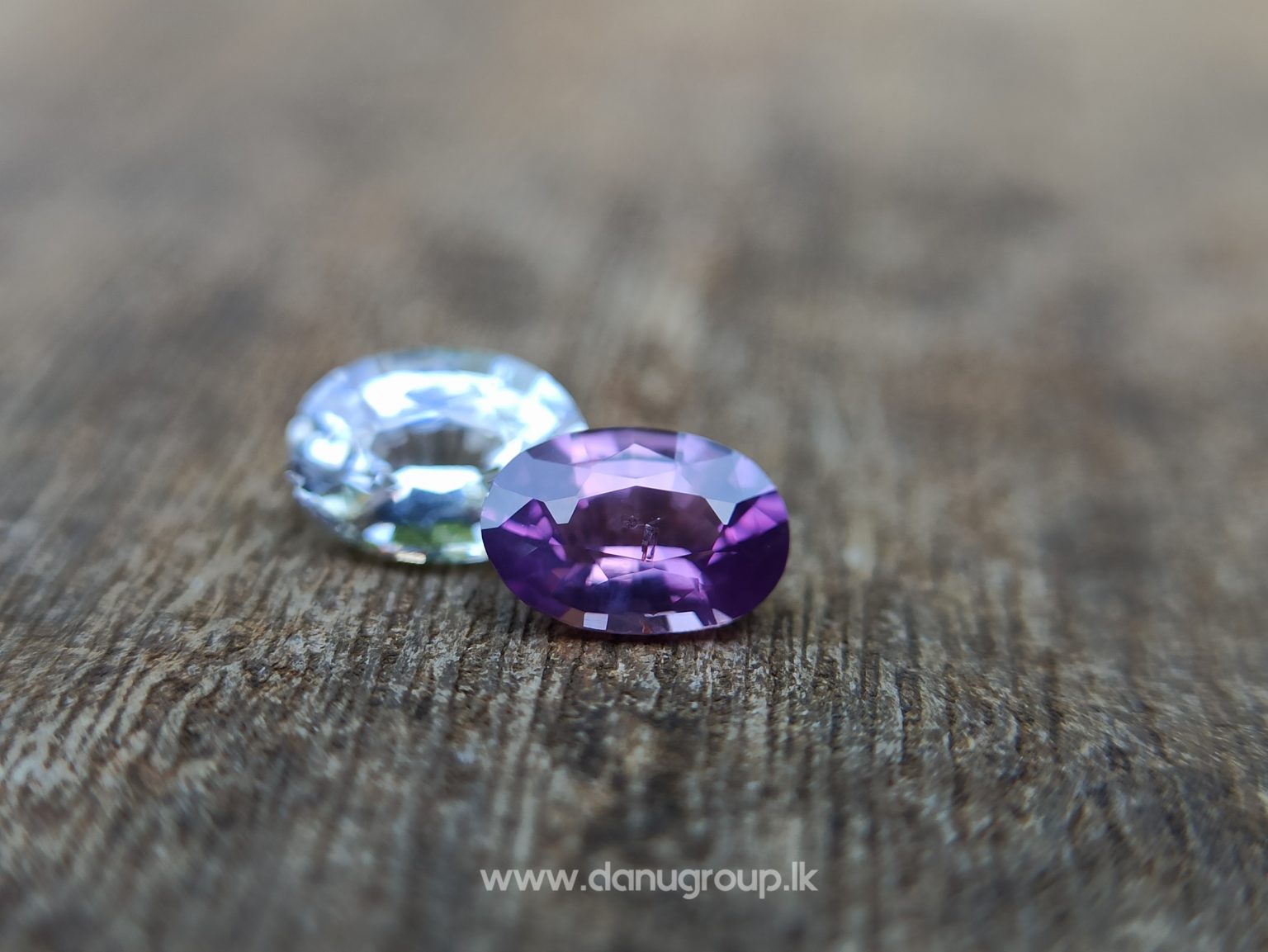 Ceylon Natural Fancy Sapphire Couple - Danu Group Gemstones Collection