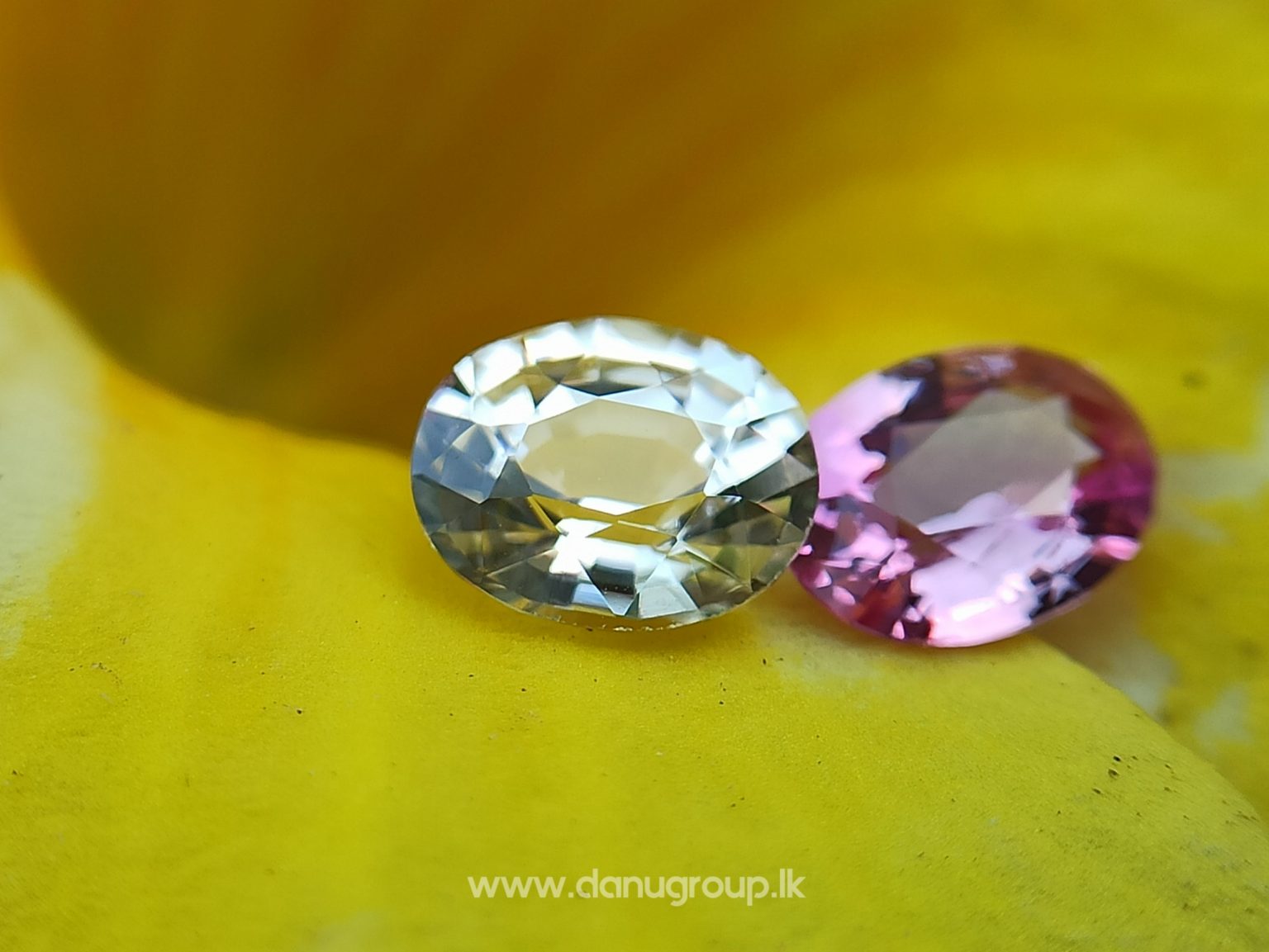 Ceylon Natural Fancy Sapphire Couple - Danu Group Gemstones Collection