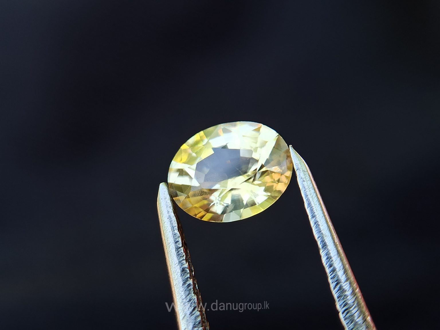 Ceylon Natural Yellow Sapphire Oval Shape - Danu Group Gemstones Collection