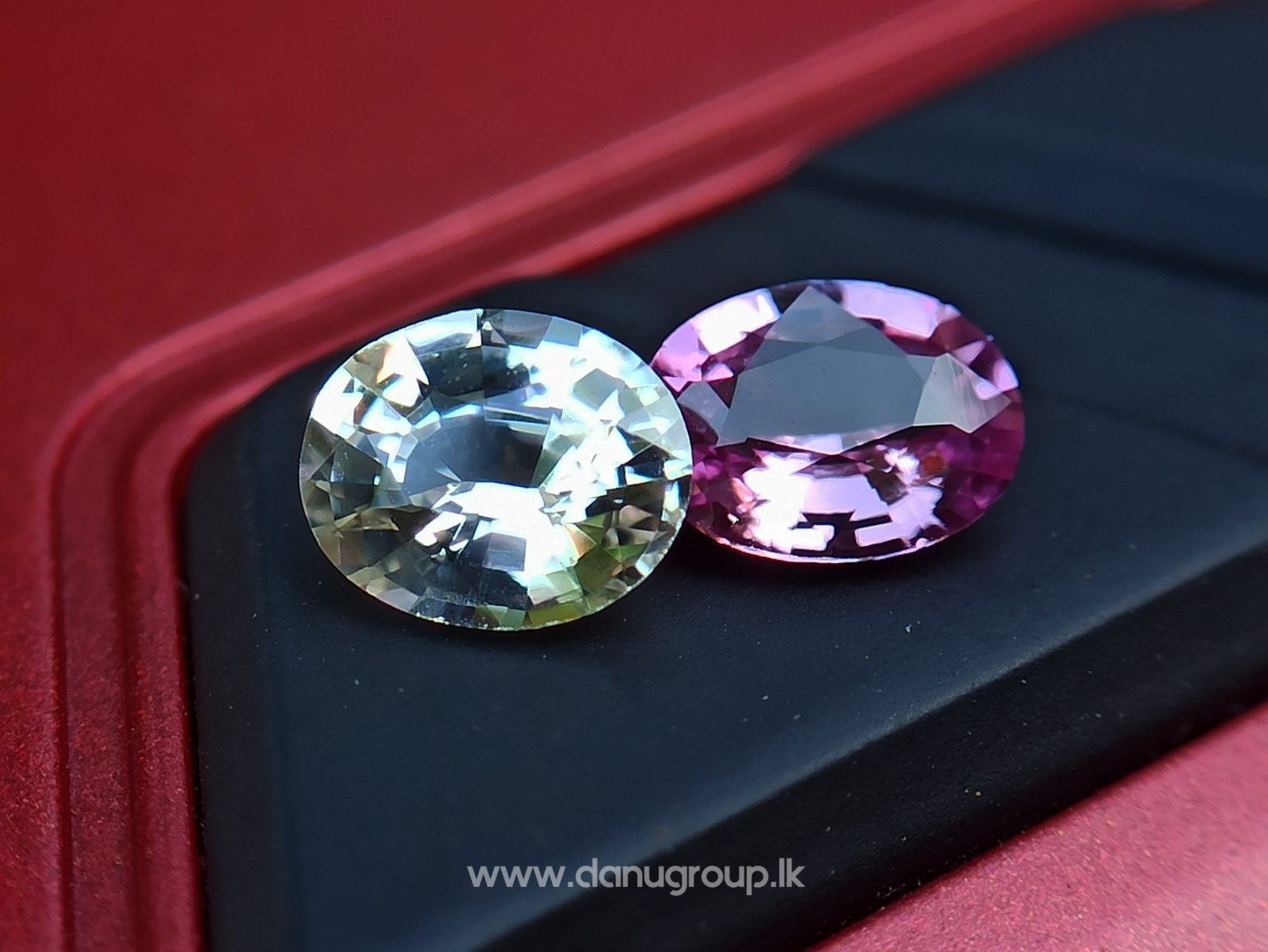 Ceylon Natural Fancy Sapphire Couple - Danu Group Gemstones Collection