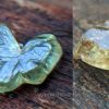 Rare Natural Chrysoberyl Sixling Crystal ” Butterfly” Crystal ” And Half Petal Crystal