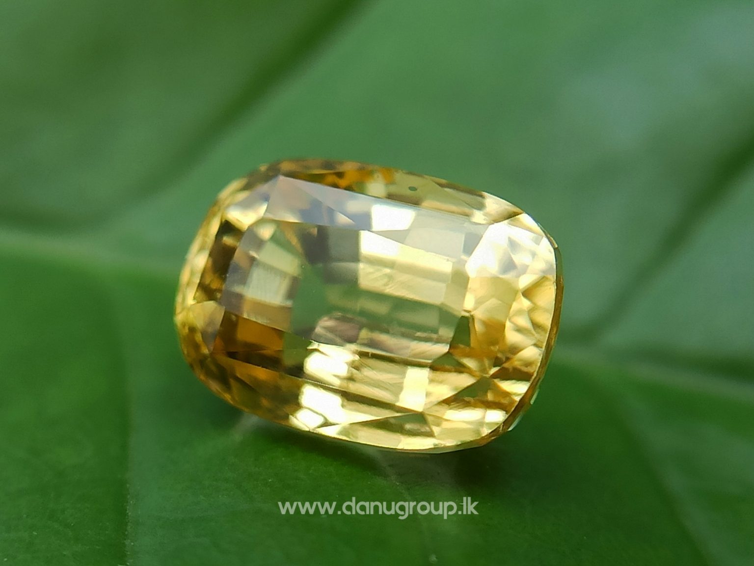 Ceylon Natural Top Grade Yellow Sapphire danugroup Gemstones - danugroup.lk