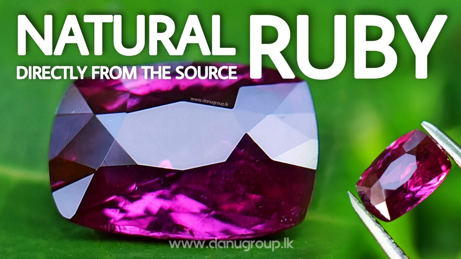 Natural Ruby King of the gems Danu group Gemstones Collection
