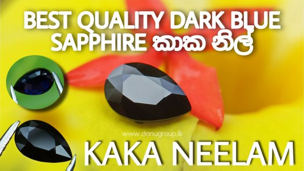Dark Blue Sapphire Kaka neelam Stone of planet Saturn Danu Group Top Grade Kaka Neelam