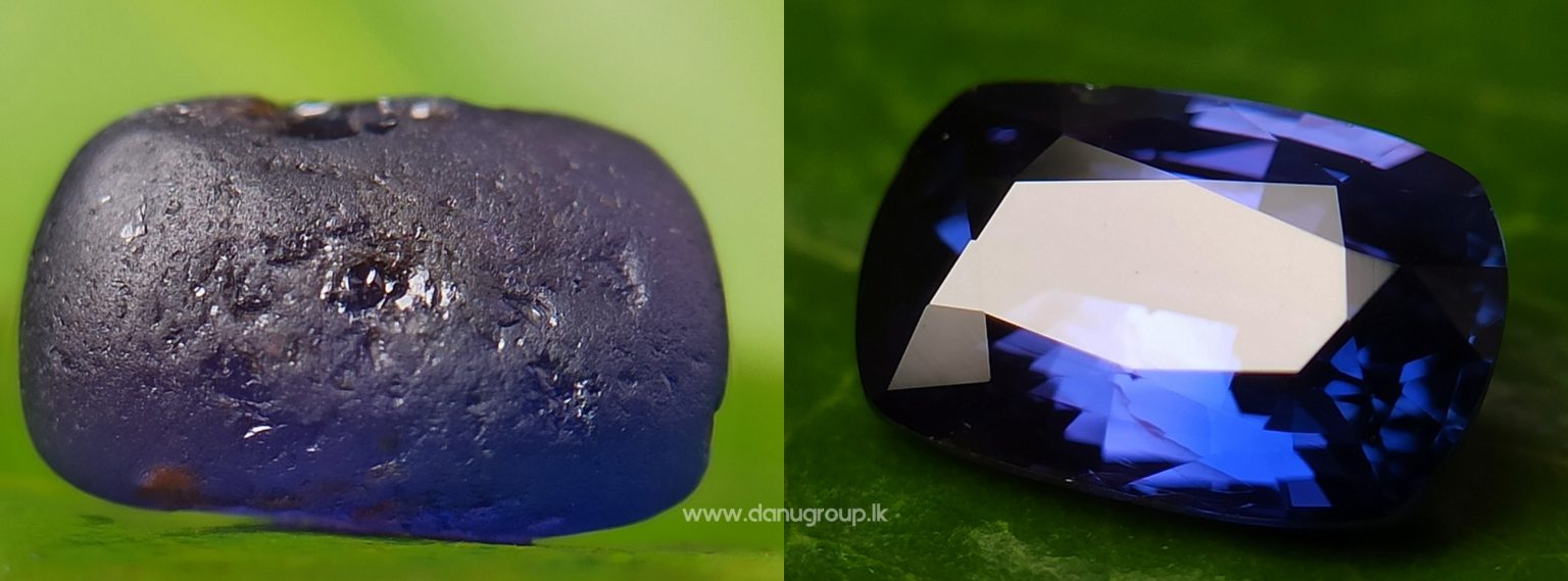 Ceylon Natural Vivid Royal Blue Sapphire Best Grade Unheated Gemstones - danugroup.lk