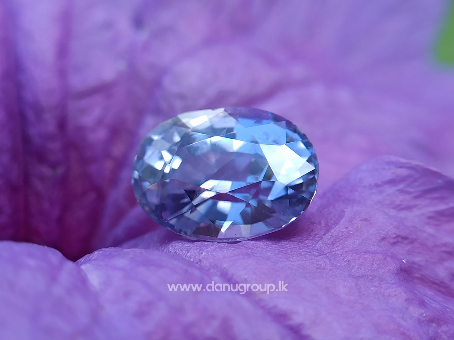 Ceylon Natural Purple Sapphire Oval Shape Gemstone Danu Group Gemstones - danugroup.lk
