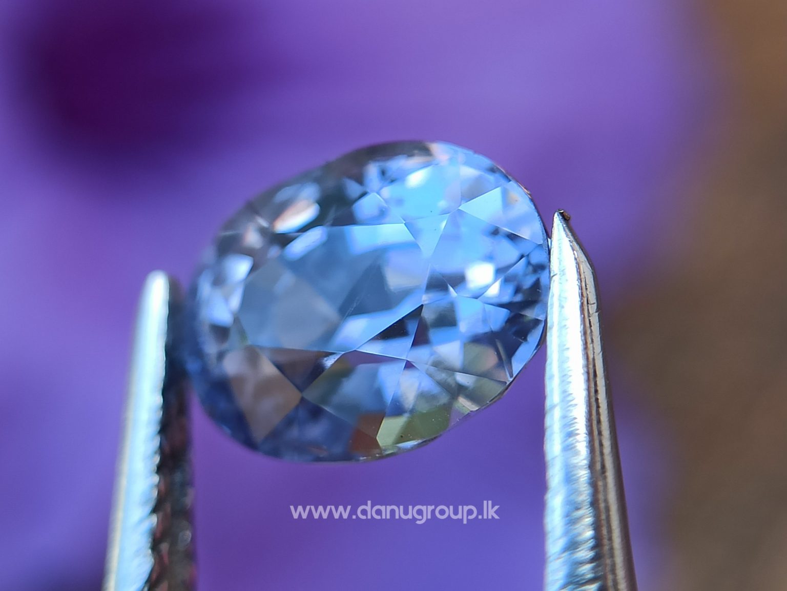 Ceylon Natural Purple Sapphire Oval Shape Gemstone Danu Group Gemstones - danugroup.lk