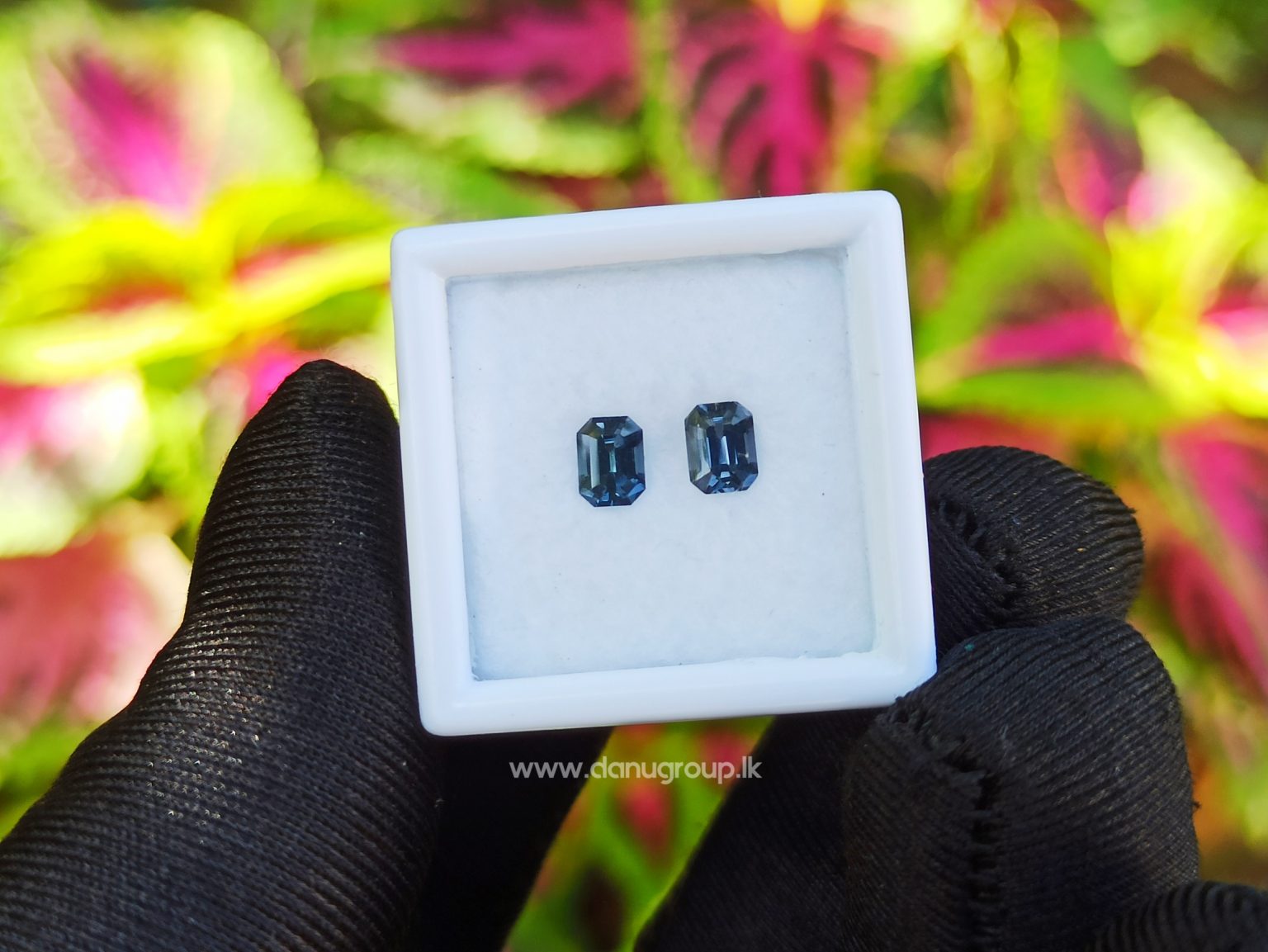 Ceylon Natural Spinel Pair Octagon Shape Pair - danugroup.lk