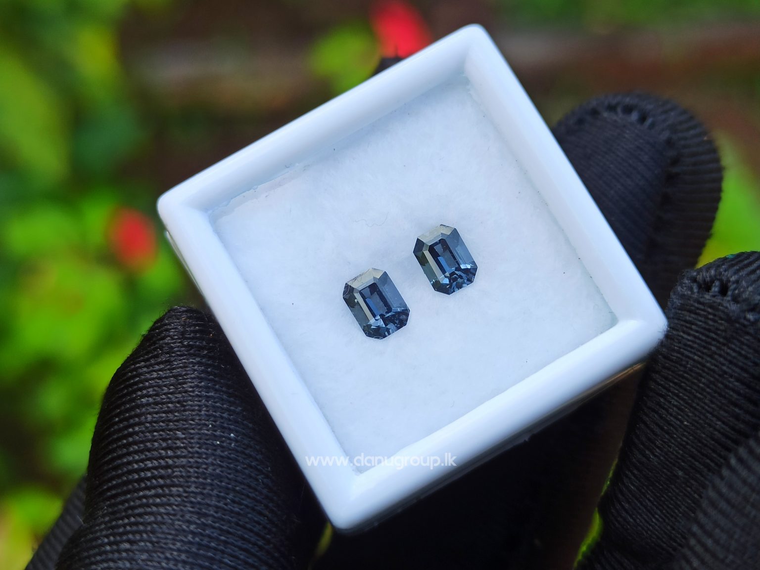 Ceylon Natural Spinel Pair Octagon Shape Pair - danugroup.lk