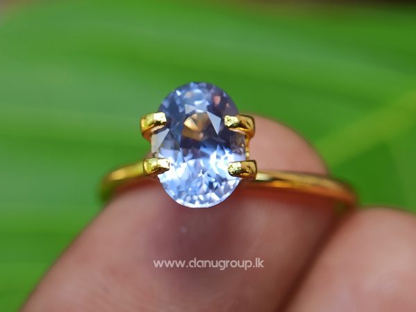 Ceylon Natural Purple Sapphire Oval Shape Gemstone Danu Group Gemstones - danugroup.lk
