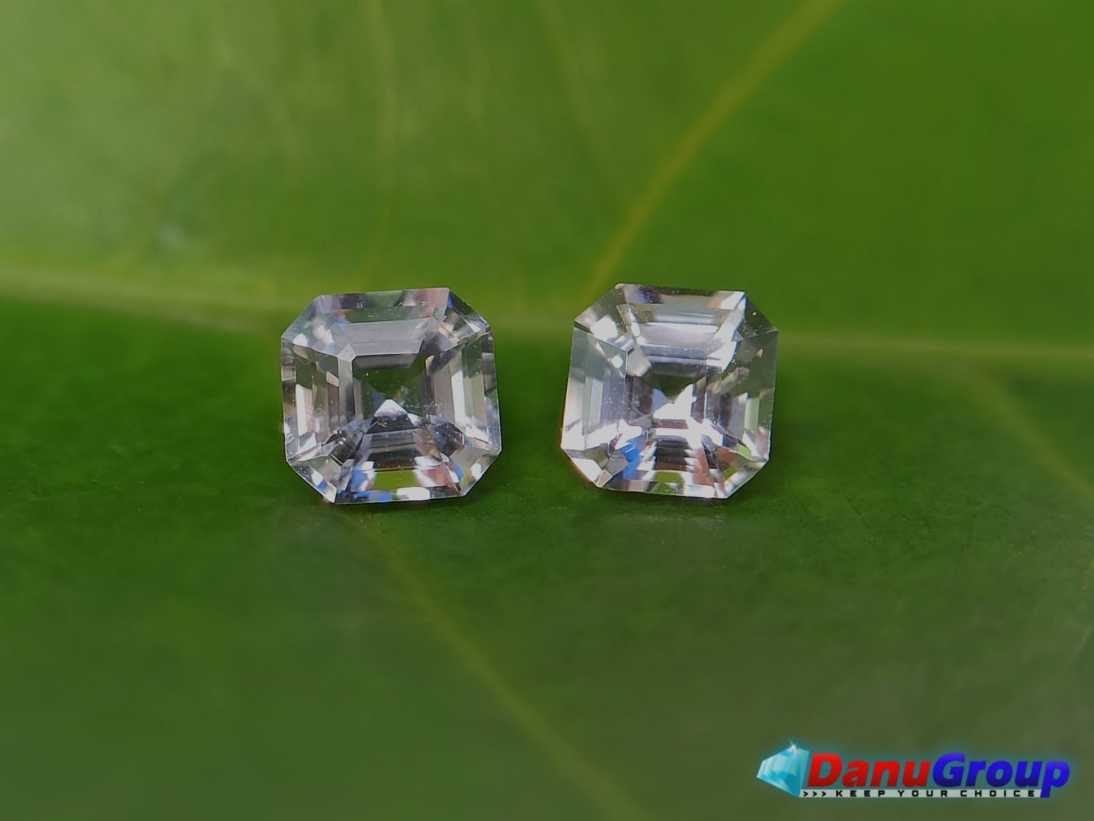 Ceylon Natural Vivid Royal Blue Sapphire with fancy Sapphire couple for fine Jewelry Design - Danu Group danugroup.lk