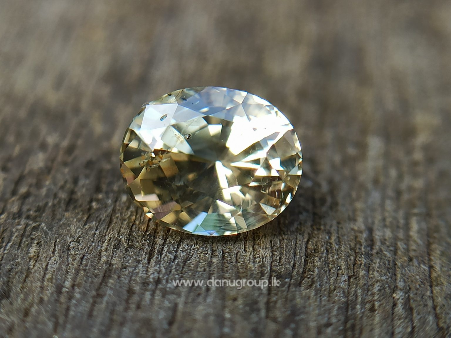 Ceylon Natural Yellow Sapphire Oval shape Unheated Pukraj from Danu Group - - danugroup.lk