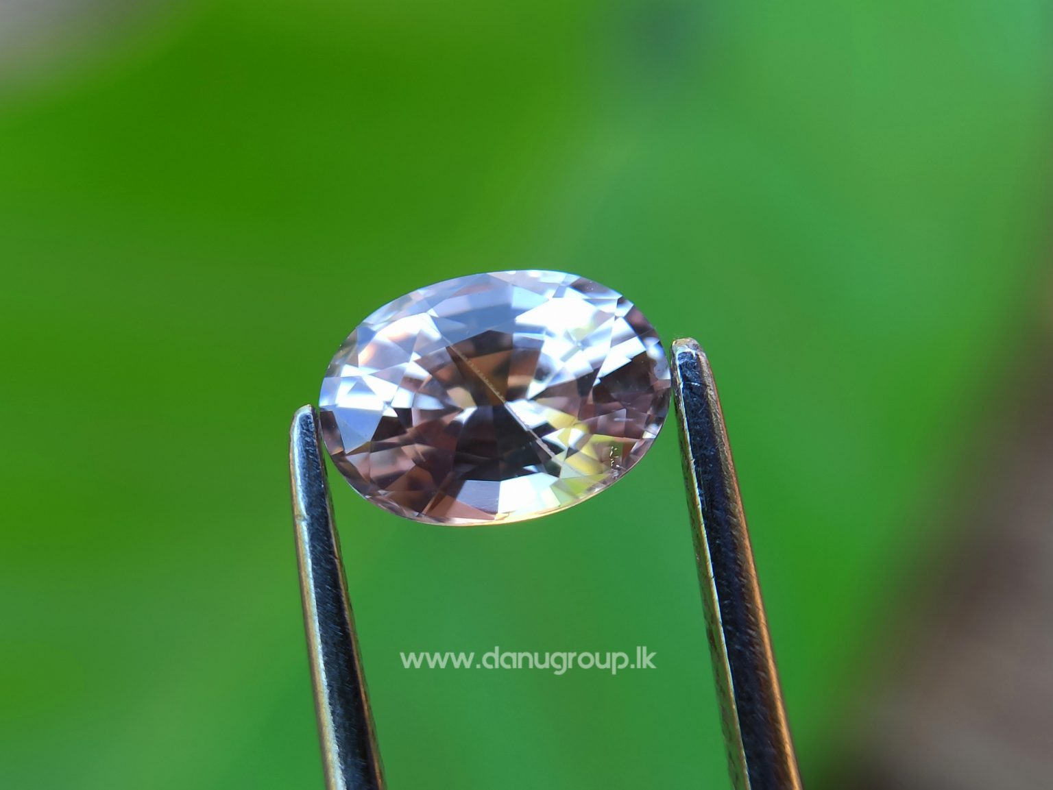 Ceylon Natural Light Peachy Pink Sapphire Danu Group collection
