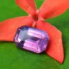 Ceylon Natural Purple Sapphire Emerald Cut Gem from Danu Group - danugroup.lk