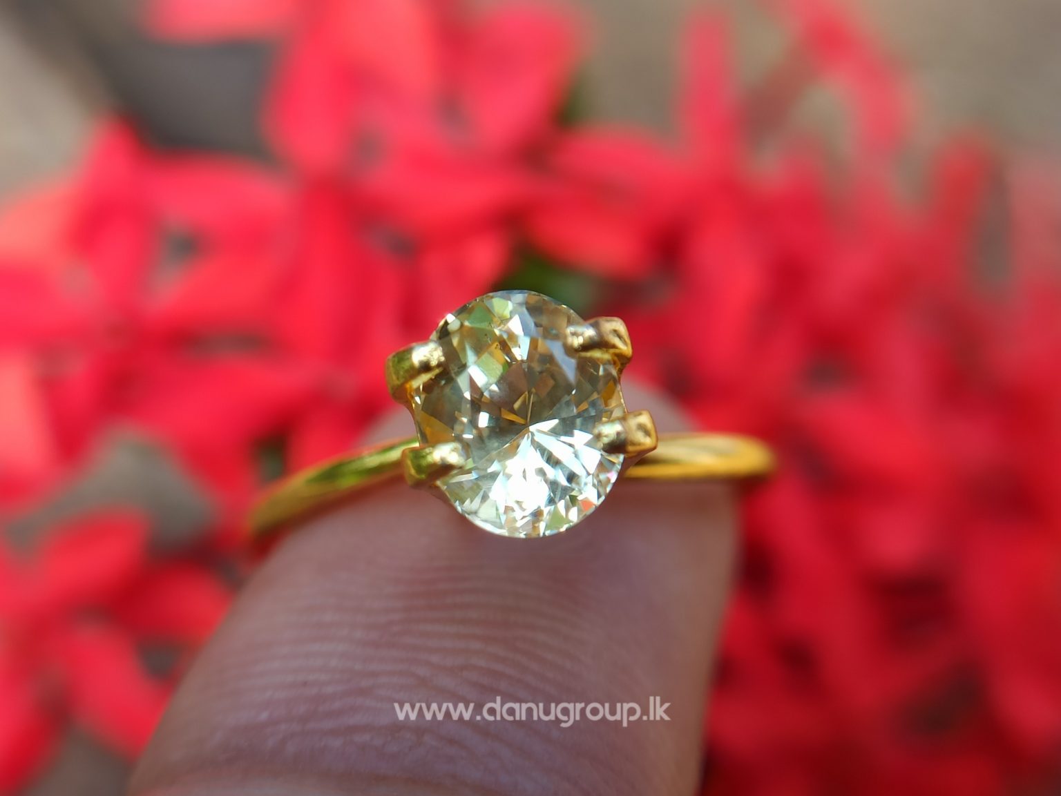 Ceylon Natural Yellow Sapphire Oval shape Unheated Pukraj from Danu Group - - danugroup.lk