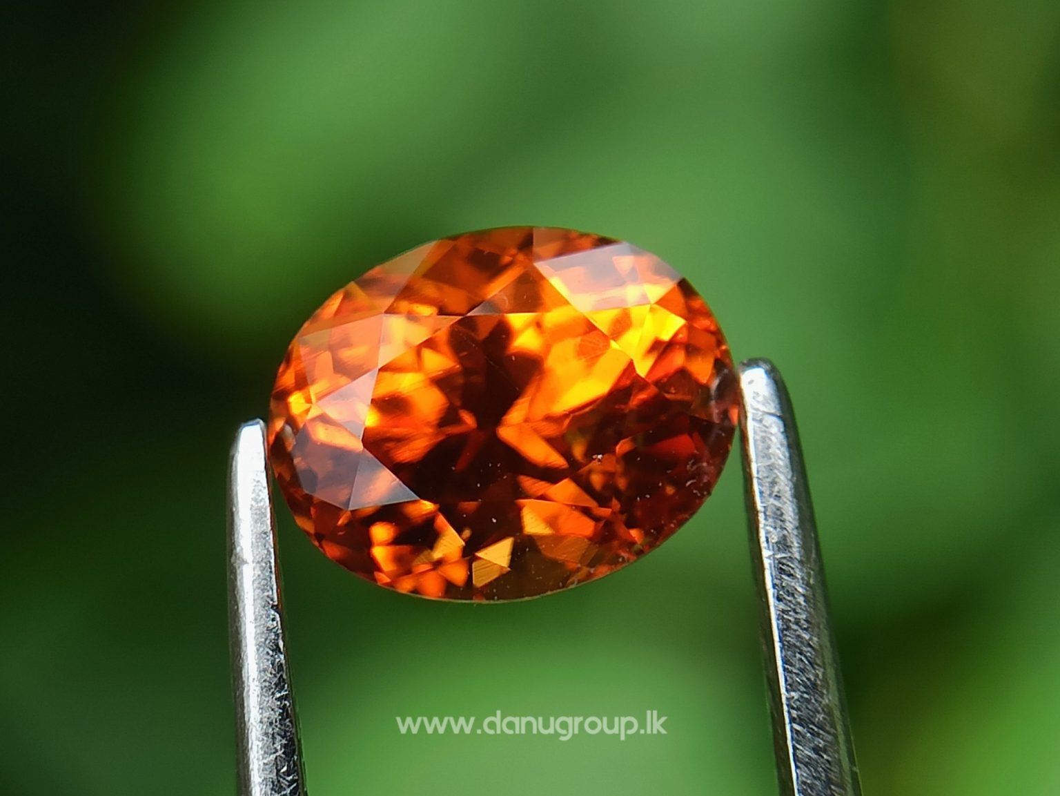 Natural Vivid Orange Spessartite Garnet Danu Group Gemstones - danugroup.lk