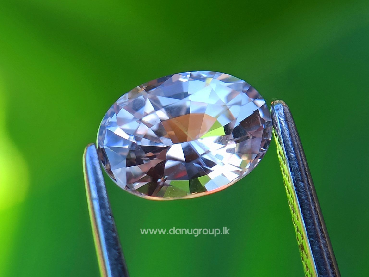 Ceylon Natural Light Peachy Pink Sapphire Danu Group collection