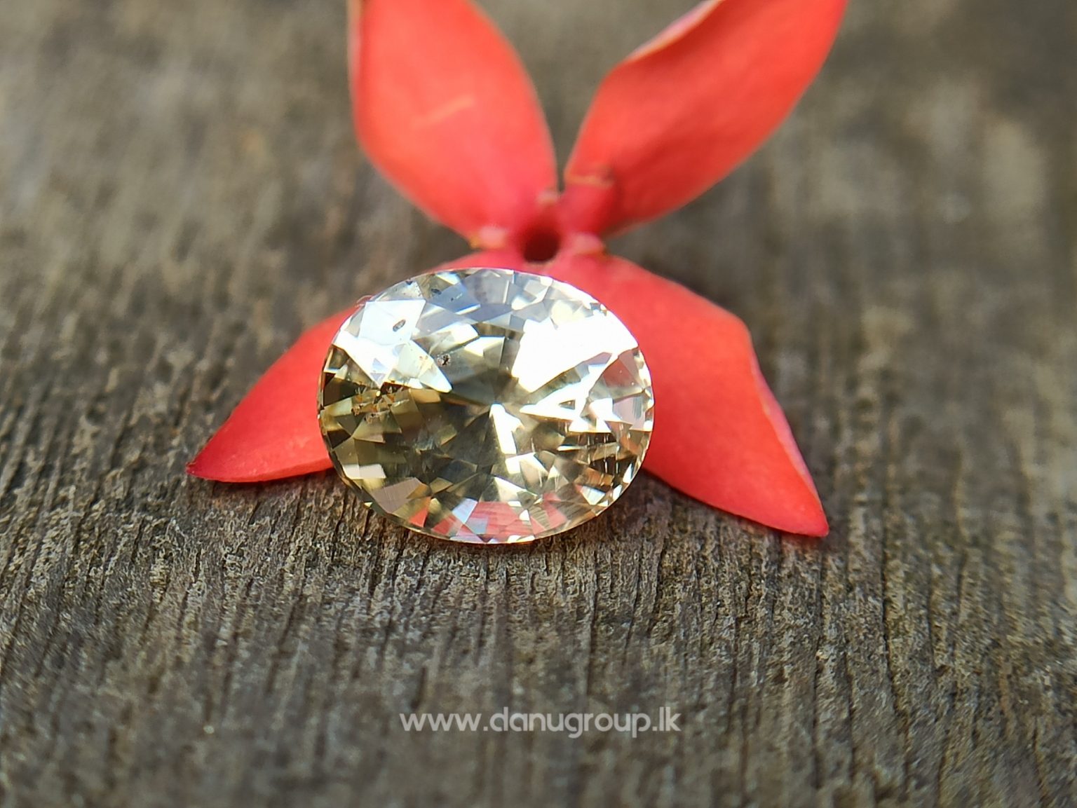 Ceylon Natural Yellow Sapphire Oval shape Unheated Pukraj from Danu Group - - danugroup.lk