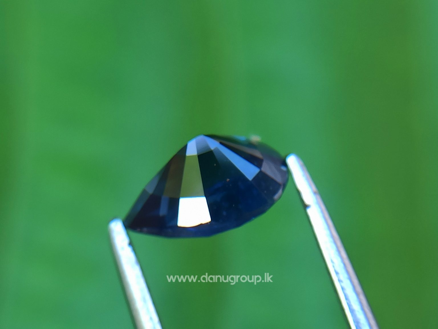 Ceylon Vivid Royal Blue Sapphire Drop Pear Shape Danu Group Gemstones - danugroup.lk