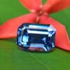 High Quality Ceylon Natural Cornflower BLUE sapphire emerald cut gem from danu group - danugroup.lk