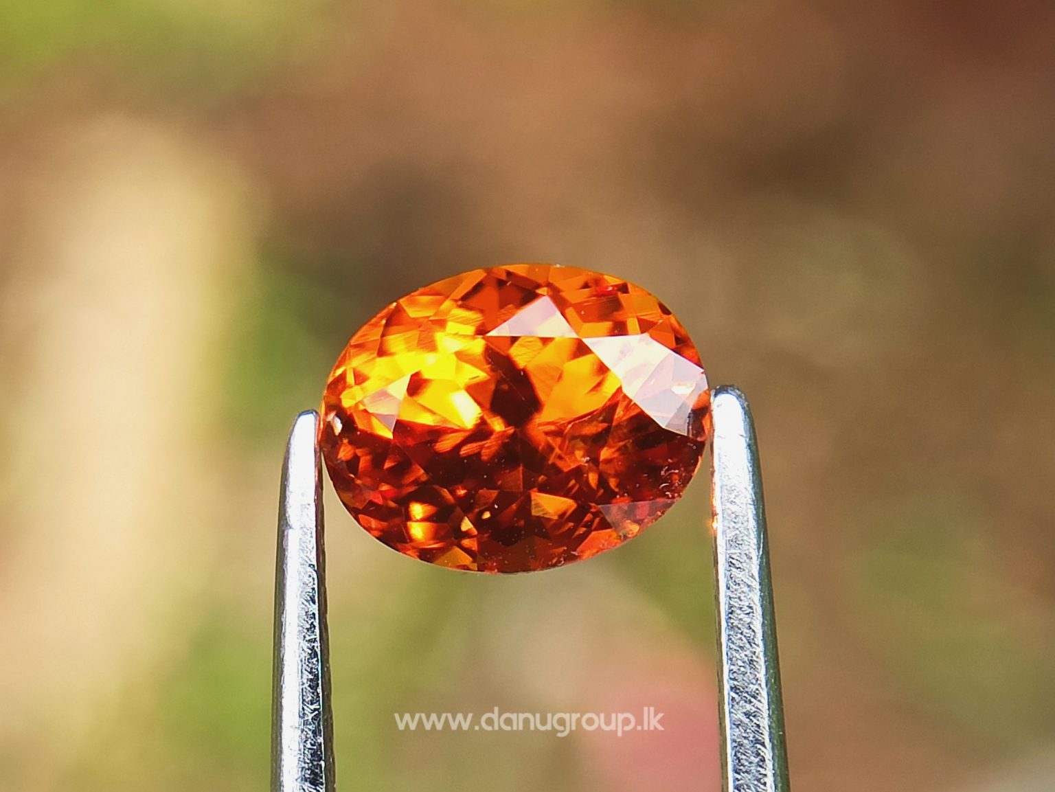 Natural Vivid Orange Spessartite Garnet Danu Group Gemstones - danugroup.lk